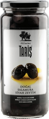 Tariş Natural Black Olives In Brine 500 CC