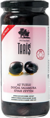 Tariş Natural Black Olives In Brine 500 CC