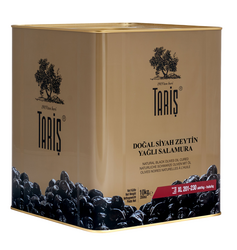  - Tariş Doğal Siyah Zeytin Yağlı Salamura 10 KG (201-230) Kalibre